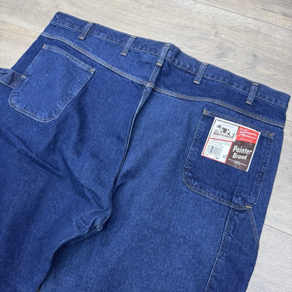 NWI Pointer Brand LC King Blue Denim Jeans‎ Men's Sz 50x30 READ USA Made